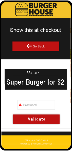 Customer Redeems